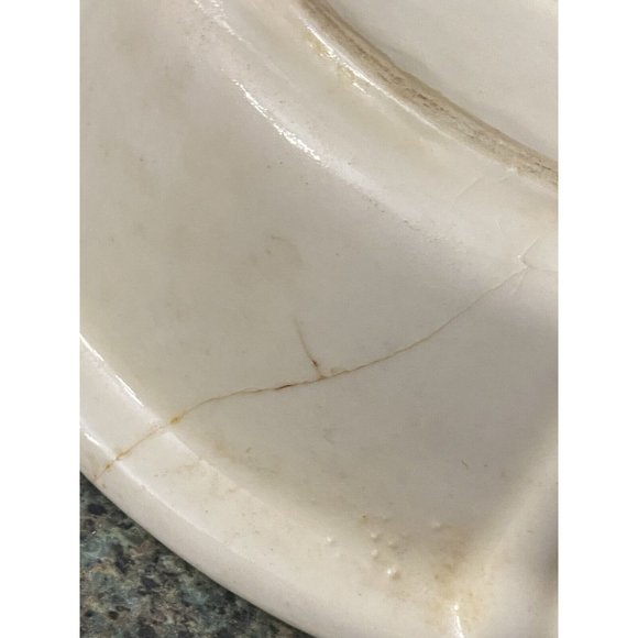 Mary Had A Little Lamb childs warming divided dish ceramic 1950s Bird House - Picture 8 of 8